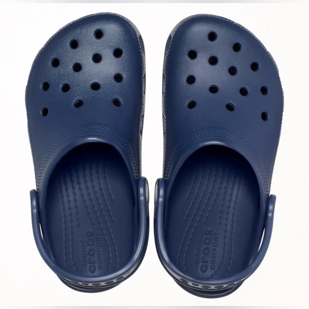 CROCS Bundle: 2‎ Kids Black Blue Clog Waterproof Play Shoe Slip on Washable Y2K